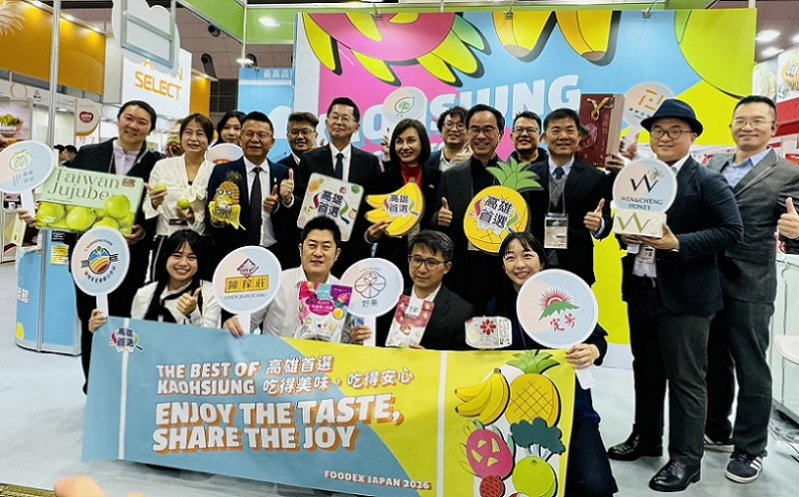 2026/03/10「高雄首選」、「高雄海味」農漁雙品牌進軍日本閃耀東京！外銷氣勢再衝高峰