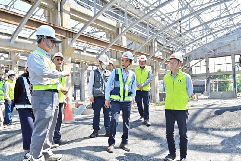 2026/03/13林欽榮副市長今視察高雄高雄首座半室內親子遊戲場工程