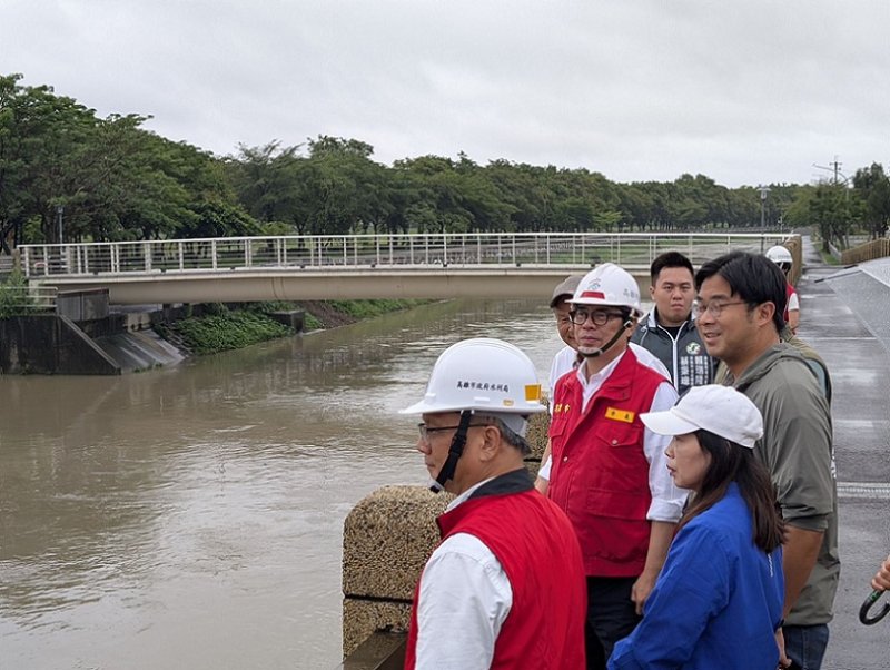 2026/06/09嚴防強降雨致災 陳其邁市長今視察治水建設及滯洪設施