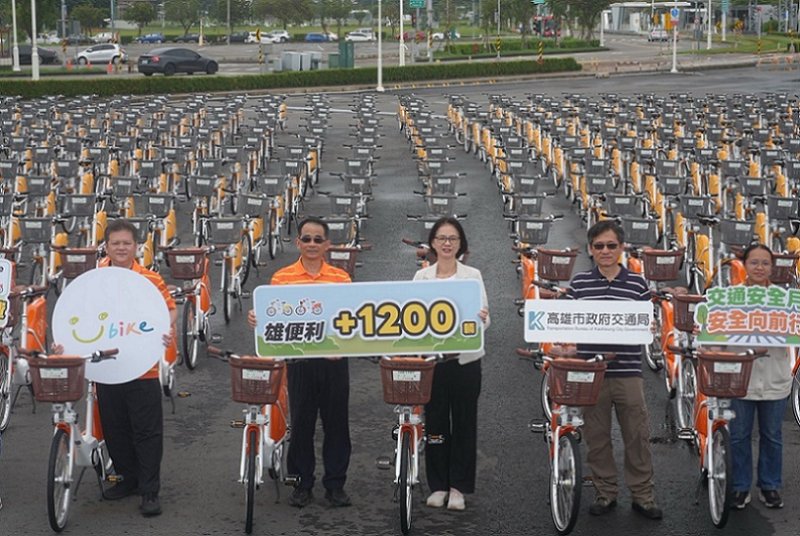 2026/08/31高雄YouBike2.0騎乘人次再創高峰  1,200輛新車上線一騎減碳愛地球